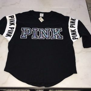 PINK 3/4ths sleeve